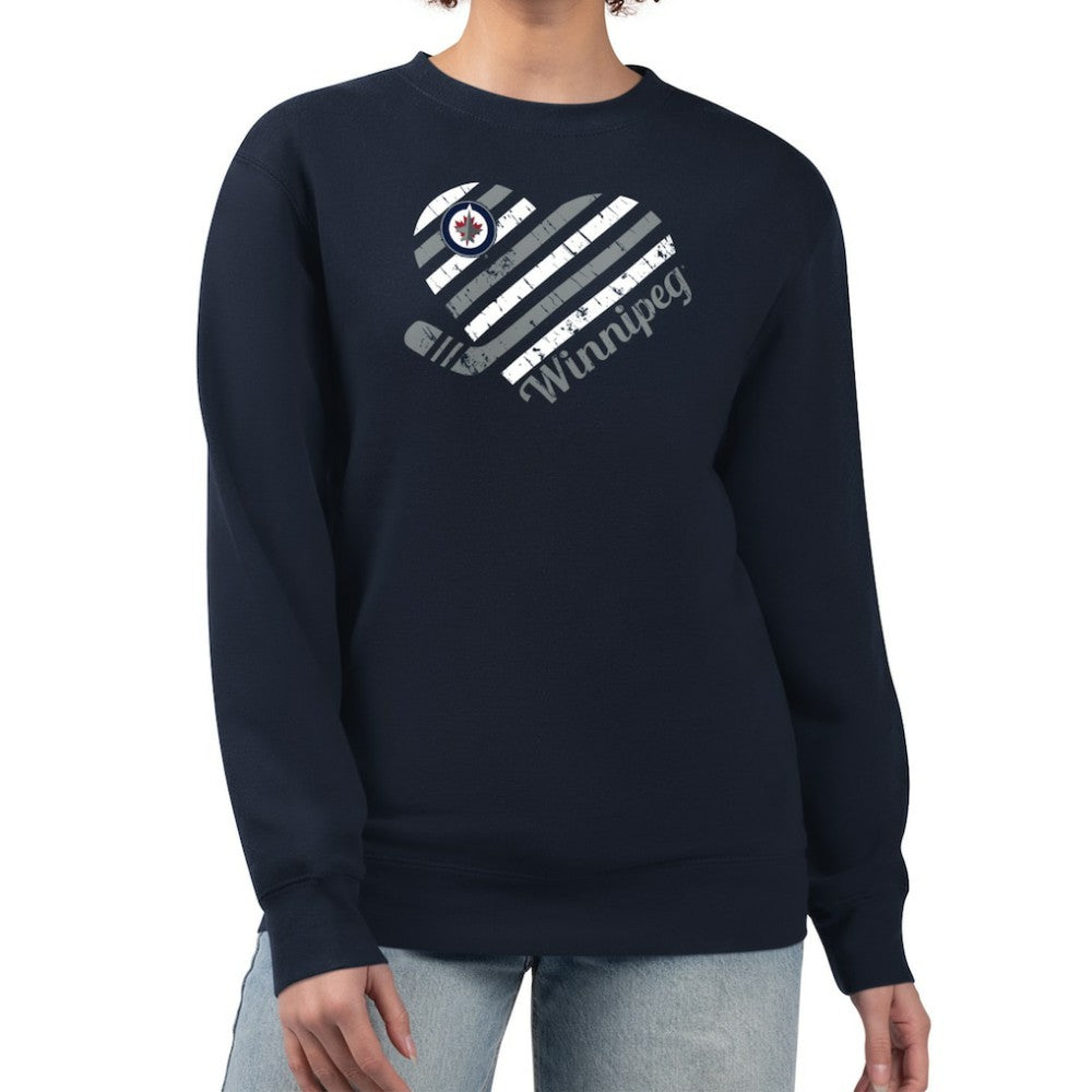 Winnipeg Jets G-III 4Her by Carl Banks Women's Heart Graphic Pullover Sweatshirt -  NHL Sweatshirts