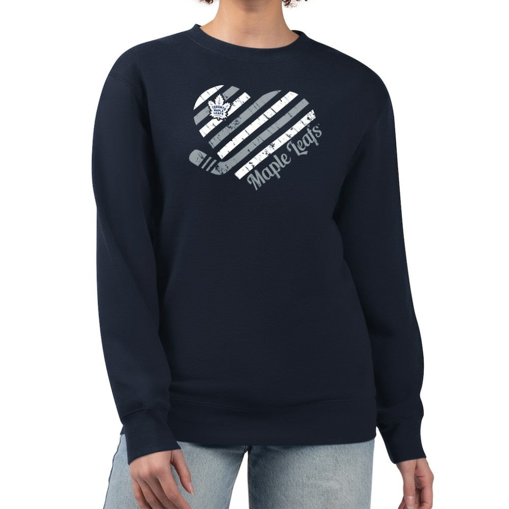 Toronto Maple Leafs G-III 4Her by Carl Banks Women's Heart Graphic Pullover Sweatshirt -  NHL Sweatshirts