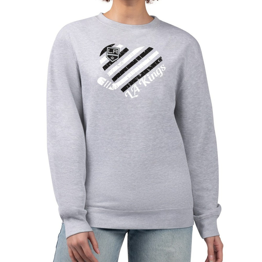 Los Angeles Kings G-III 4Her by Carl Banks Women's Heart Graphic Pullover Sweatshirt -  NHL Sweatshirts