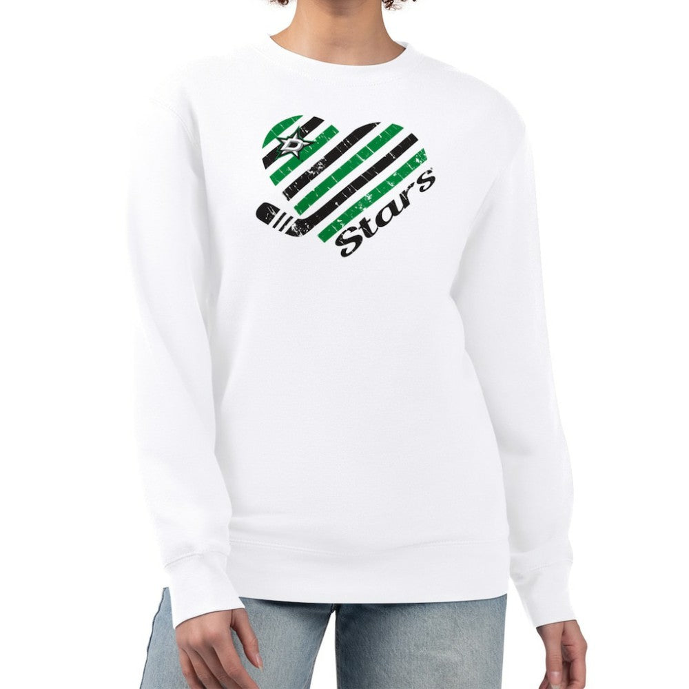 Dallas Stars G-III 4Her by Carl Banks Women's Heart Graphic Pullover Sweatshirt -  NHL Sweatshirts