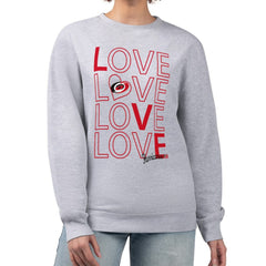 Carolina Hurricanes G-III 4Her by Carl Banks Women's Lots Of Love Team Logo Graphic Pullover Sweatshirt -  NHL Sweatshirts