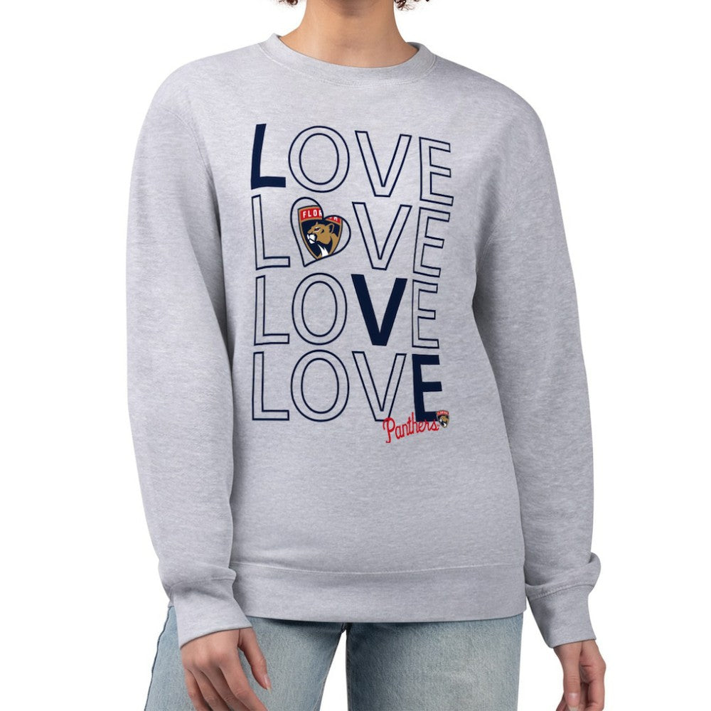 Florida Panthers G-III 4Her by Carl Banks Women's Lots Of Love Team Logo Graphic Pullover Sweatshirt -  NHL Sweatshirts