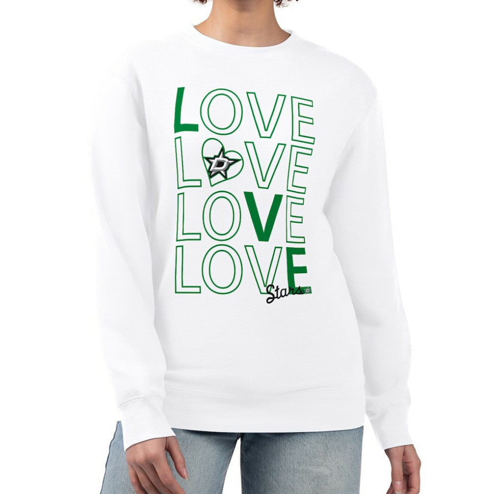 Dallas Stars G-III 4Her by Carl Banks Women's Lots Of Love Team Logo Graphic Pullover Sweatshirt -  NHL Sweatshirts