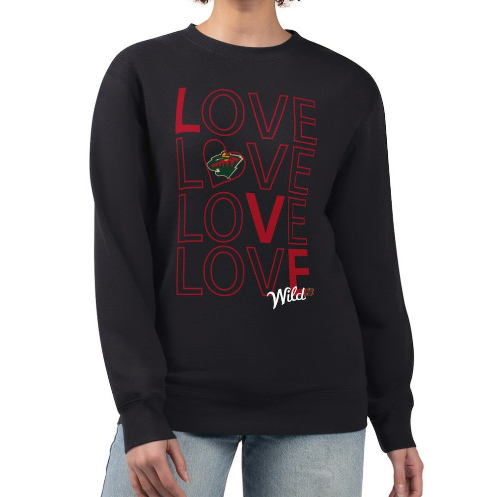 Minnesota Wild G-III 4Her by Carl Banks Women's Lots Of Love Team Logo Graphic Pullover Sweatshirt -  NHL Sweatshirts