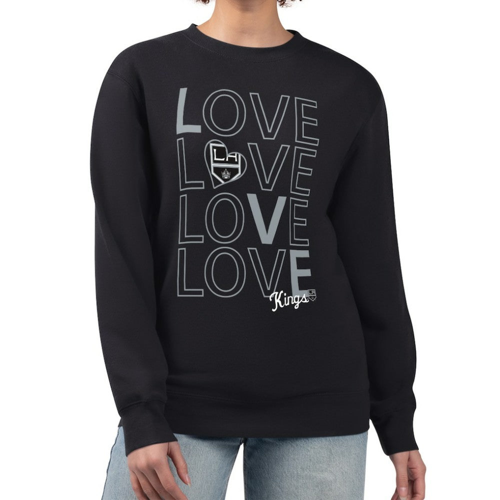 Los Angeles Kings G-III 4Her by Carl Banks Women's Lots Of Love Team Logo Graphic Pullover Sweatshirt -  NHL Sweatshirts