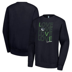 Vancouver Canucks G-III 4Her by Carl Banks Women's Lots Of Love Team Logo Graphic Pullover Sweatshirt -  NHL Sweatshirts