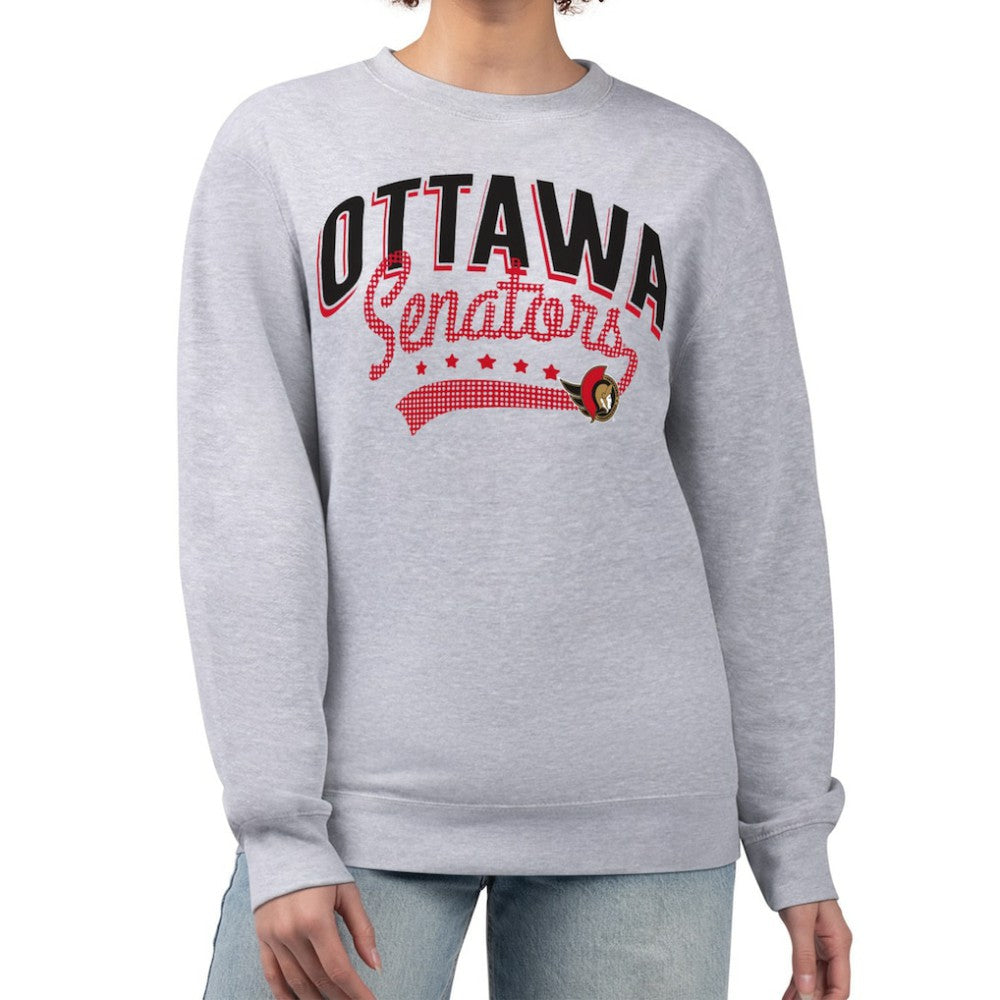 Ottawa Senators G-III 4Her by Carl Banks Women's Filigree Team Graphic Fleece Pullover Sweatshirt -  NHL Sweatshirts