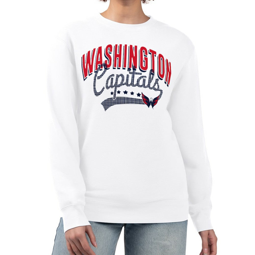 Washington Capitals G-III 4Her by Carl Banks Women's Filigree Team Graphic Fleece Pullover Sweatshirt -  NHL Sweatshirts