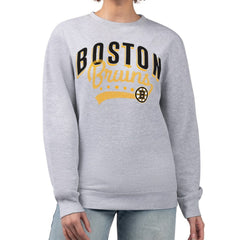 Boston Bruins G-III 4Her by Carl Banks Women's Filigree Team Graphic Fleece Pullover Sweatshirt -  NHL Sweatshirts