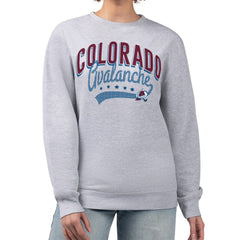 Colorado Avalanche G-III 4Her by Carl Banks Women's Filigree Team Graphic Fleece Pullover Sweatshirt -  NHL Sweatshirts