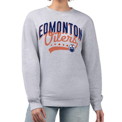 Edmonton Oilers G-III 4Her by Carl Banks Women's Filigree Team Graphic Fleece Pullover Sweatshirt -  NHL Sweatshirts