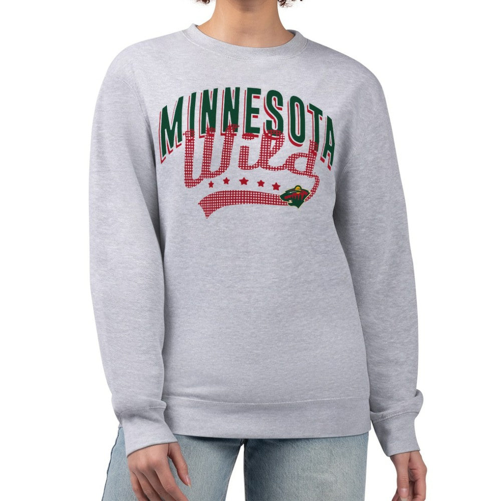 Minnesota Wild G-III 4Her by Carl Banks Women's Filigree Team Graphic Fleece Pullover Sweatshirt -  NHL Sweatshirts