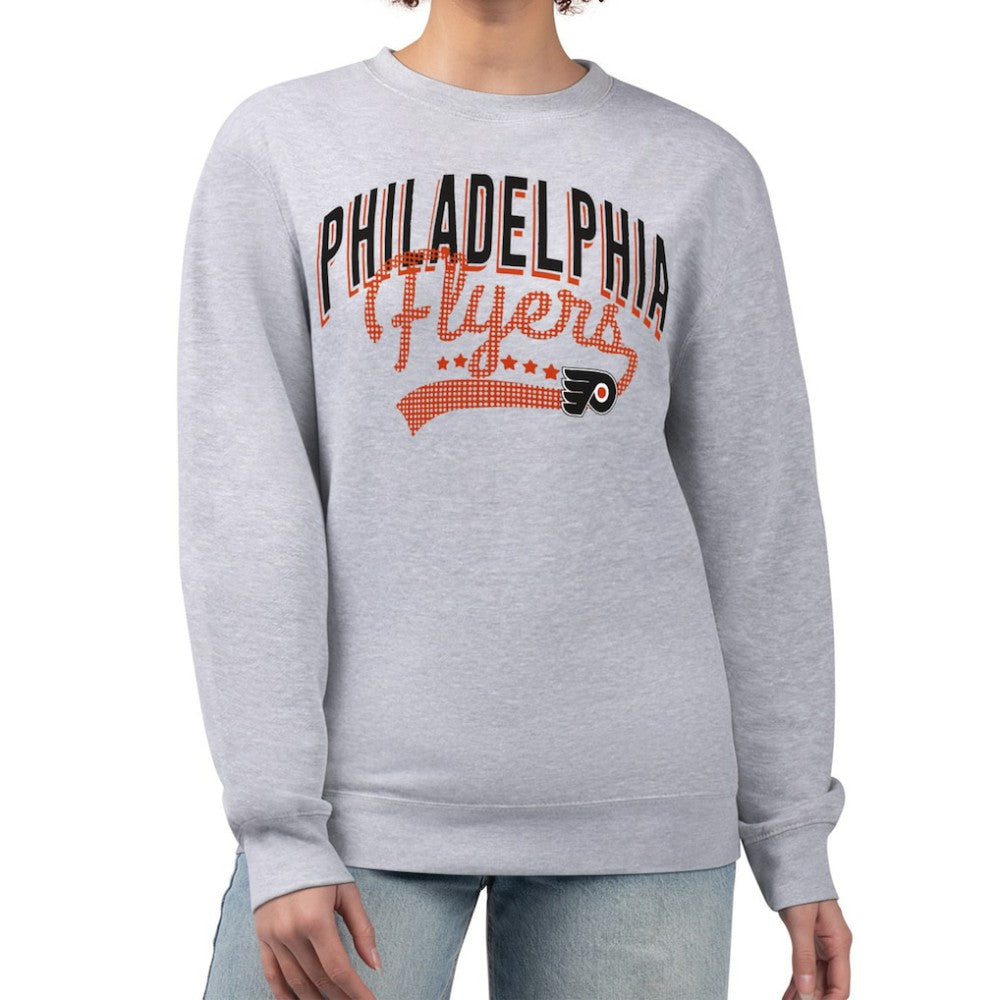 Philadelphia Flyers G-III 4Her by Carl Banks Women's Filigree Team Graphic Fleece Pullover Sweatshirt -  NHL Sweatshirts