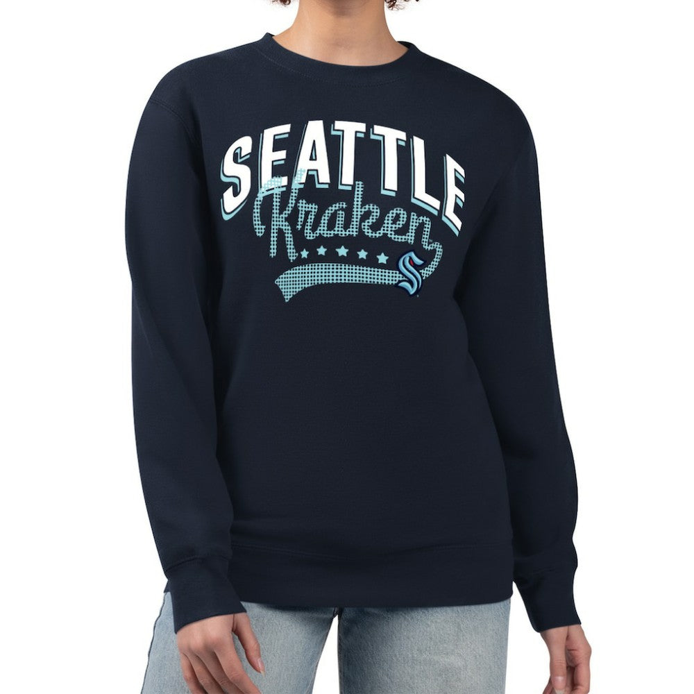 Seattle Kraken G-III 4Her by Carl Banks Women's Filigree Team Graphic Fleece Pullover Sweatshirt -  NHL Sweatshirts