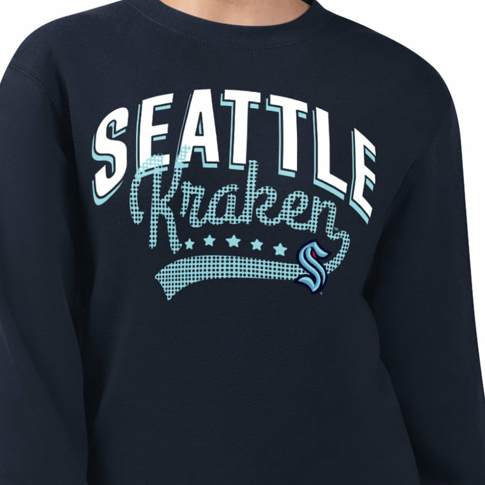 Seattle Kraken G-III 4Her by Carl Banks Women's Filigree Team Graphic Fleece Pullover Sweatshirt -  NHL Sweatshirts