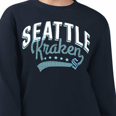 Seattle Kraken G-III 4Her by Carl Banks Women's Filigree Team Graphic Fleece Pullover Sweatshirt -  NHL Sweatshirts