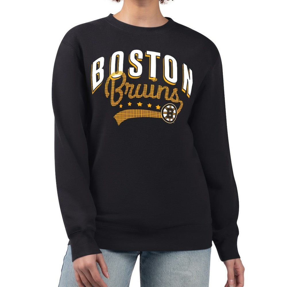 Boston Bruins G-III 4Her by Carl Banks Women's Filigree Team Graphic Fleece Pullover Sweatshirt -  NHL Sweatshirts