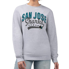 San Jose Sharks G-III 4Her by Carl Banks Women's Filigree Team Graphic Fleece Pullover Sweatshirt -  NHL Sweatshirts