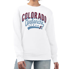 Colorado Avalanche G-III 4Her by Carl Banks Women's Filigree Team Graphic Fleece Pullover Sweatshirt -  NHL Sweatshirts