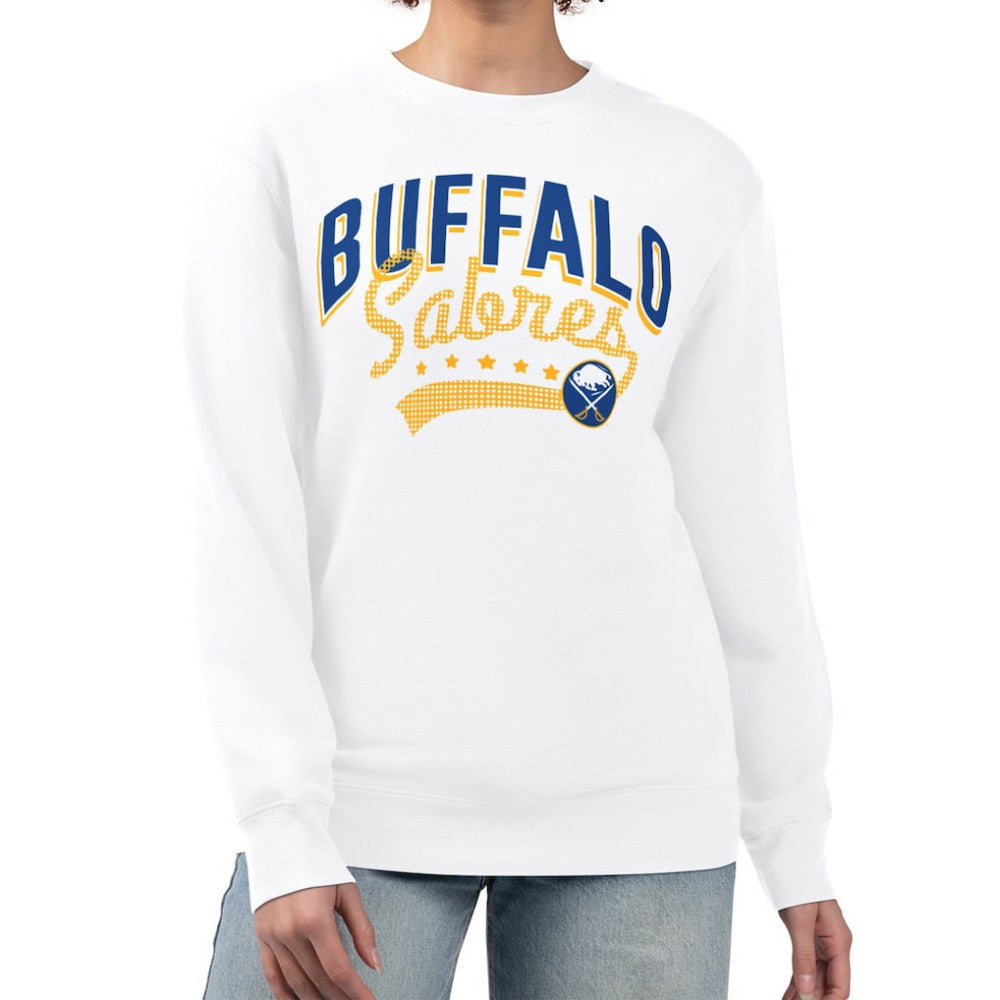 Buffalo Sabres G-III 4Her by Carl Banks Women's Filigree Team Graphic Fleece Pullover Sweatshirt -  NHL Sweatshirts