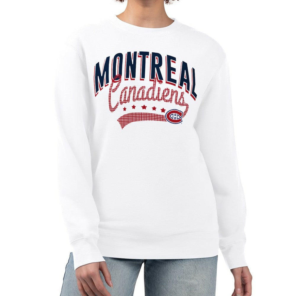 Montreal Canadiens G-III 4Her by Carl Banks Women's Filigree Team Graphic Fleece Pullover Sweatshirt -  NHL Sweatshirts