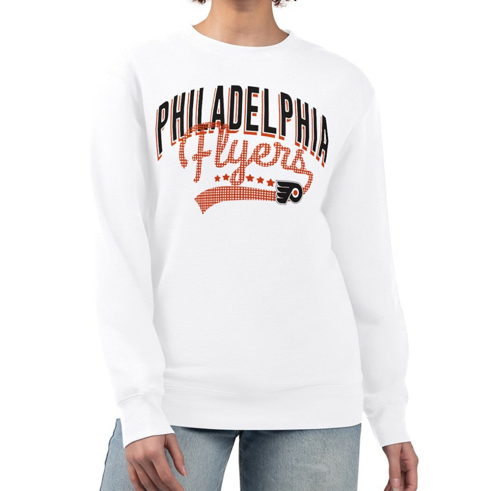 Philadelphia Flyers G-III 4Her by Carl Banks Women's Filigree Team Graphic Fleece Pullover Sweatshirt -  NHL Sweatshirts