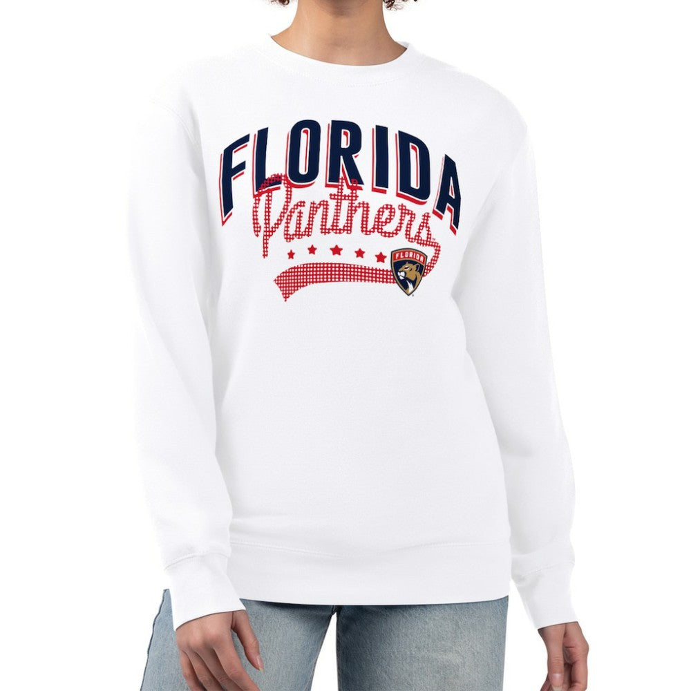 Florida Panthers G-III 4Her by Carl Banks Women's Filigree Team Graphic Fleece Pullover Sweatshirt -  NHL Sweatshirts