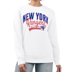 New York Rangers G-III 4Her by Carl Banks Women's Filigree Team Graphic Fleece Pullover Sweatshirt -  NHL Sweatshirts