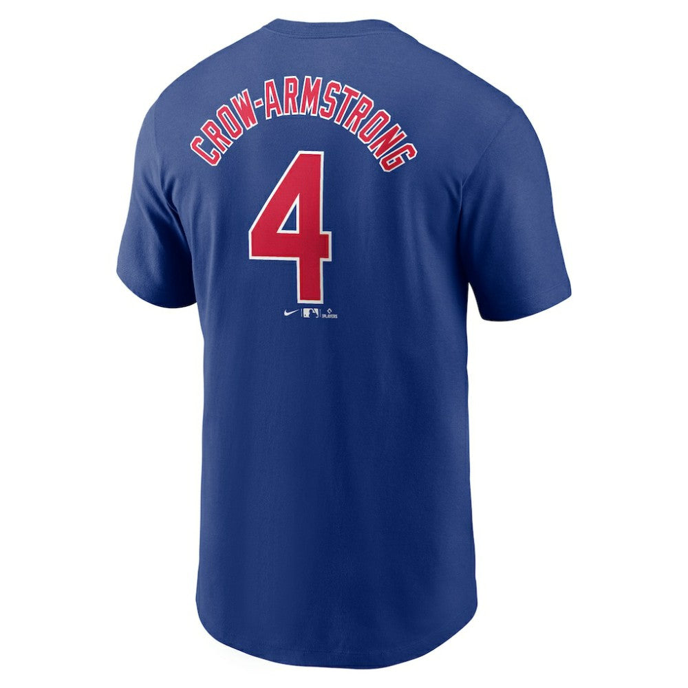 Pete Crow-Armstrong Chicago Cubs Nike Fuse Name & Number T-Shirt - MLB T-shirts