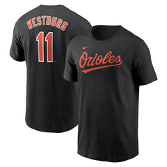 Jordan Westburg Baltimore Orioles Nike Fuse Name & Number T-Shirt - MLB T-shirts