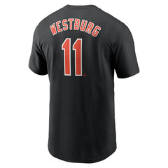 Jordan Westburg Baltimore Orioles Nike Fuse Name & Number T-Shirt - MLB T-shirts
