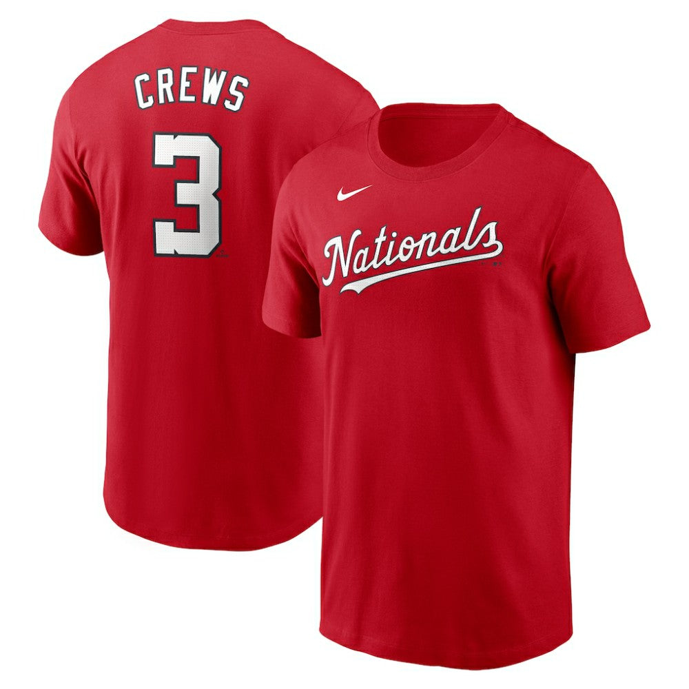 Dylan Crews Washington Nationals Nike Fuse Name & Number T-Shirt - MLB T-shirts