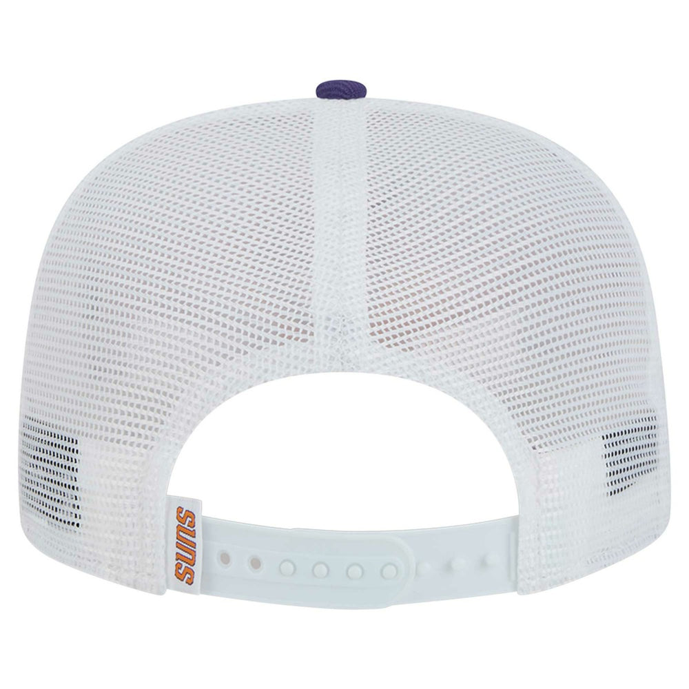 White/Purple Phoenix Suns Dip-Dye 9FIFTY A-Frame Trucker Snapback Hat | NBA