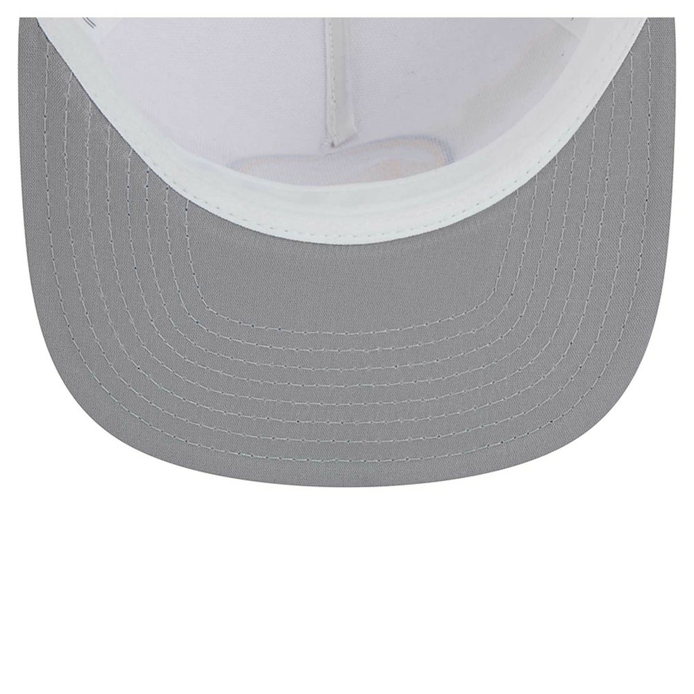 White/Royal Golden State Warriors Dip-Dye 9FIFTY A-Frame Trucker Snapback Hat sale | NBA