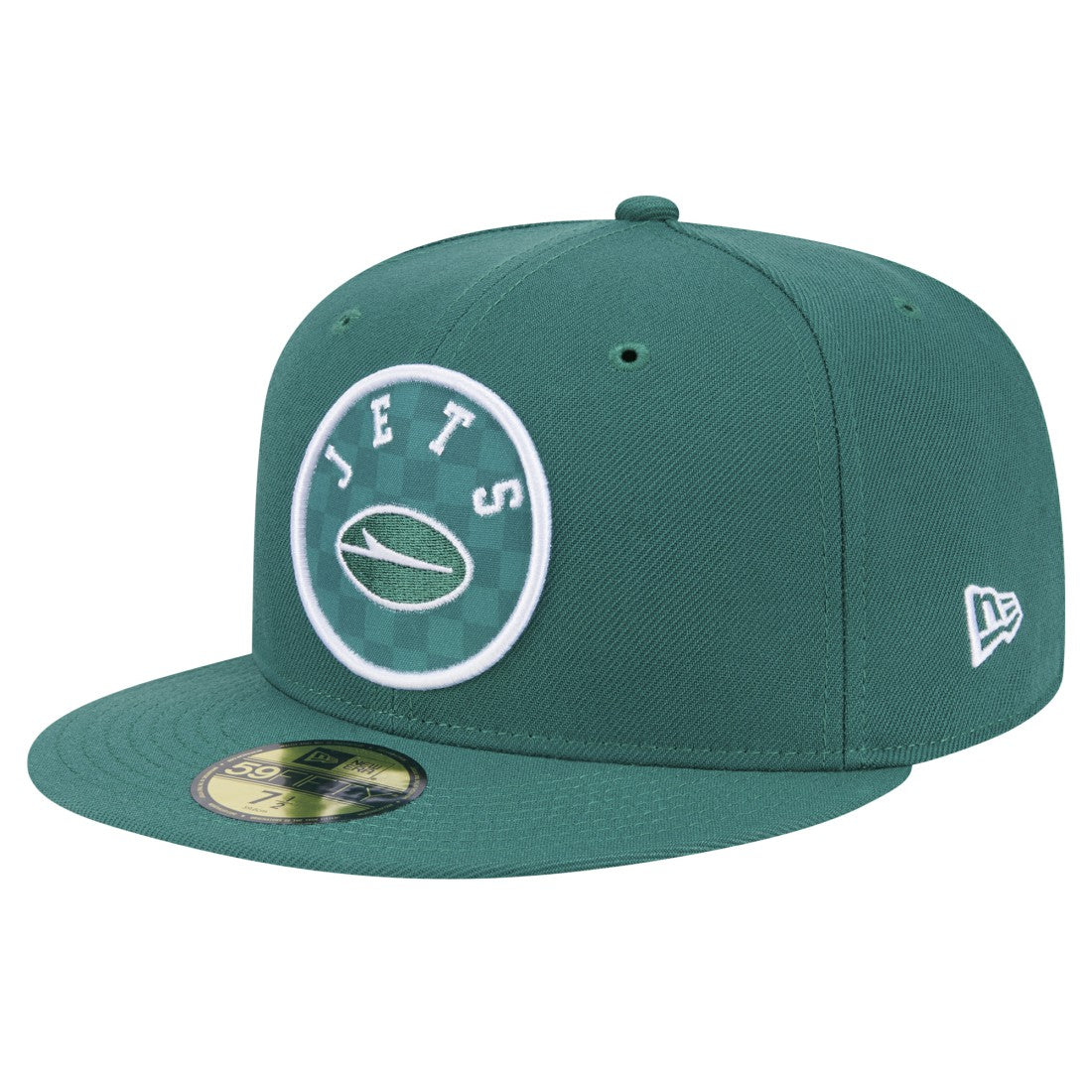 New York Jets Checkered 59FIFTY Fitted Hat | NFL Outlet