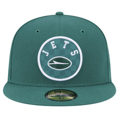 New York Jets Checkered 59FIFTY Fitted Hat | NFL Outlet