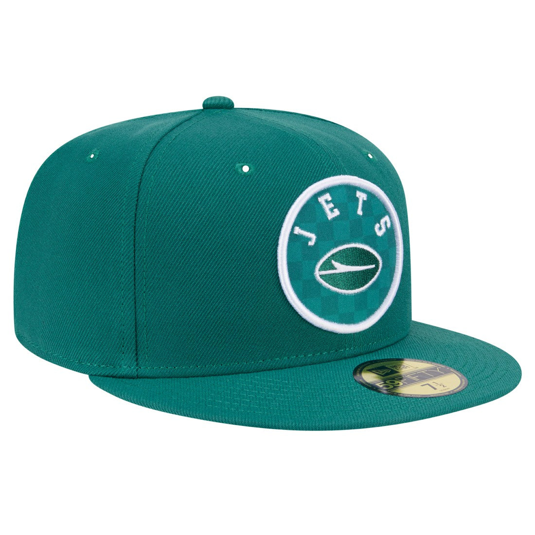 New York Jets Checkered 59FIFTY Fitted Hat | NFL Outlet