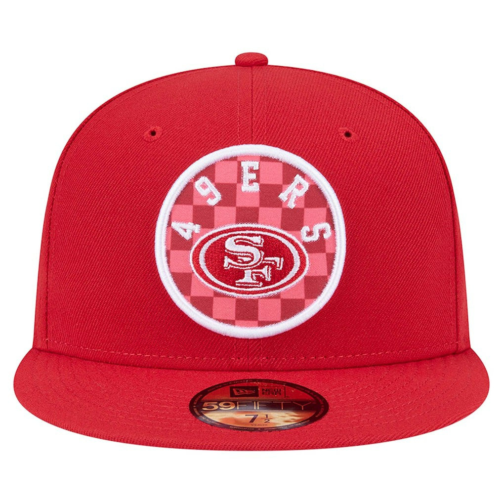 San Francisco 49ers Checkered 59FIFTY Fitted Hat | NFL Online