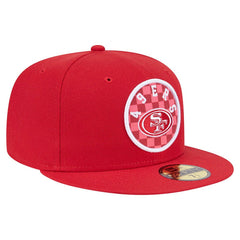 San Francisco 49ers Checkered 59FIFTY Fitted Hat | NFL Online