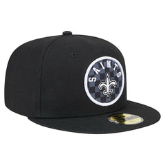 New Orleans Saints Checkered 59FIFTY Fitted Hat | NFL Discount