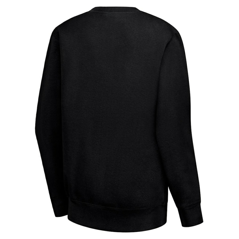 Black Golden State Warriors G-III 4Her by Carl Banks Women's Heart Graphic Fleece Pullover Sweatshirt sale | NBA