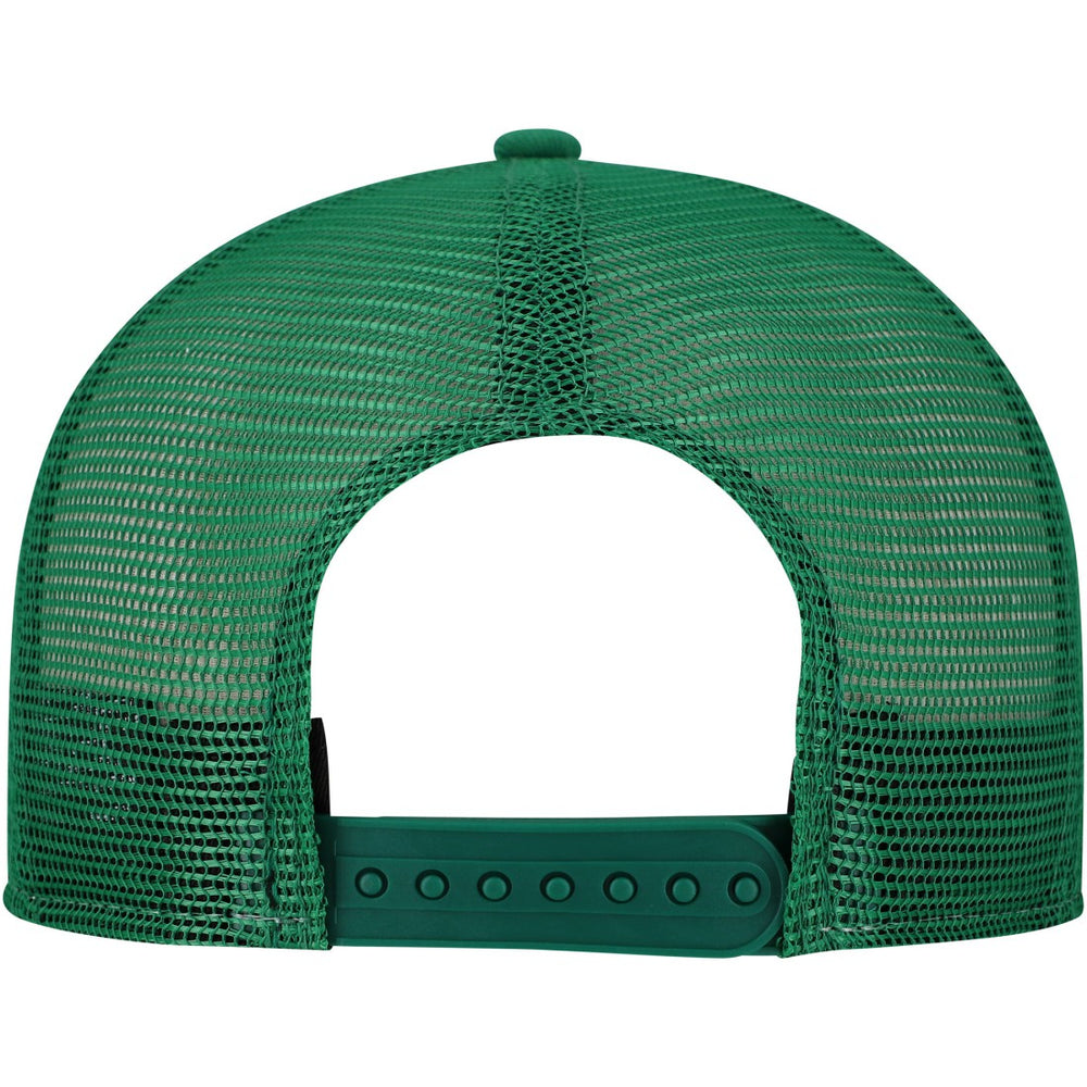 New York Jets Striped A-Frame 9FIFTY Adjustable Trucker Snapback Hat | NFL US