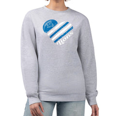 Detroit Lions G-III 4Her by Carl Banks Women's Heart Graphic Fleece Pullover Sweatshirt | NFL Outlet