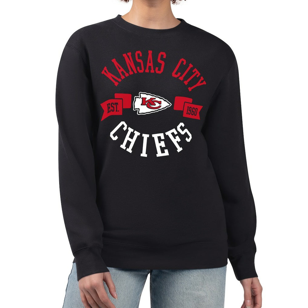 Kansas City Chiefs G-III 4Her by Carl Banks Women's Large Team Graphic Fleece Pullover Sweatshirt | NFL Near me