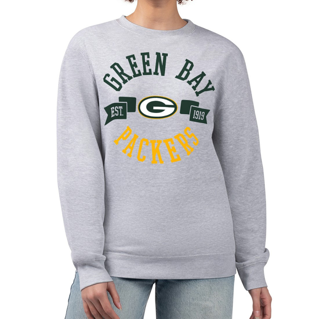 Green Bay Packers G-III 4Her by Carl Banks Women's Large Team Graphic Fleece Pullover Sweatshirt | NFL Online