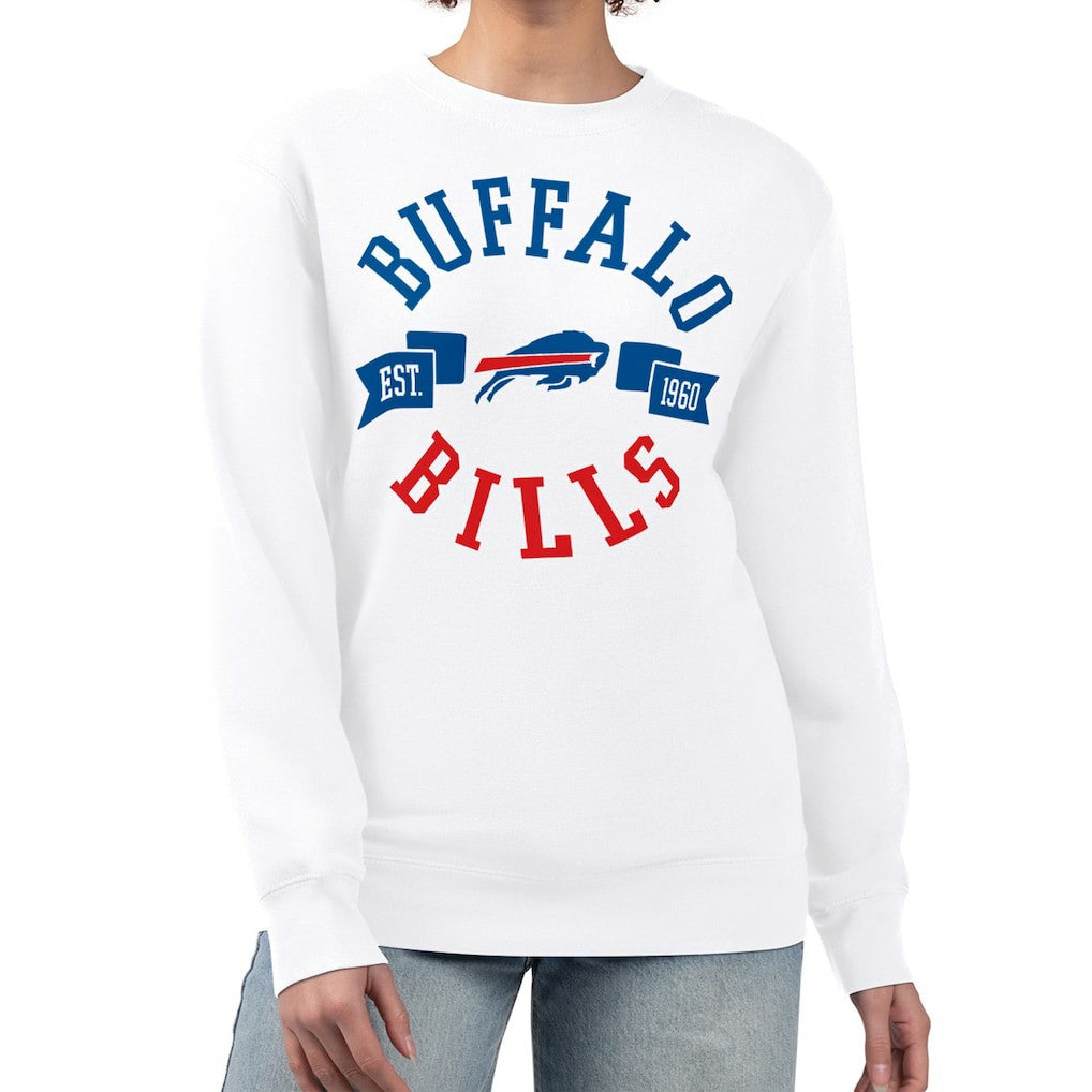 Buffalo Bills G-III 4Her by Carl Banks Women's Large Team Graphic Fleece Pullover Sweatshirt | NFL New