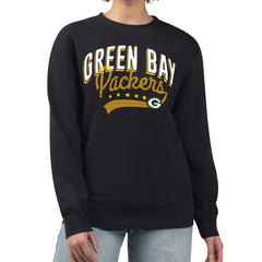 Green Bay Packers G-III 4Her by Carl Banks Women's Filigree Logo Graphic Fleece Pullover Sweatshirt | NFL Discount