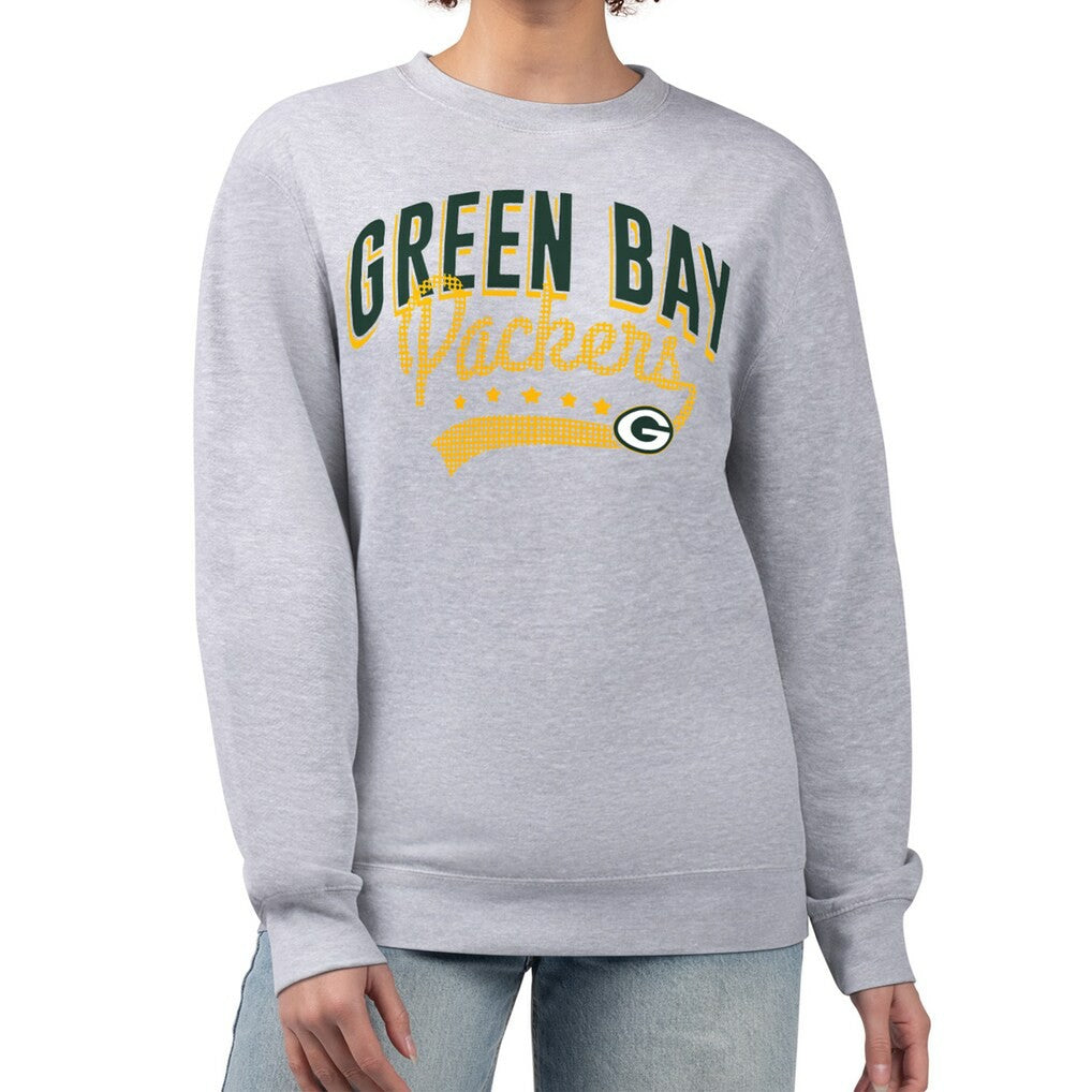 Green Bay Packers G-III 4Her by Carl Banks Women's Filigree Logo Graphic Fleece Pullover Sweatshirt | NFL Near me