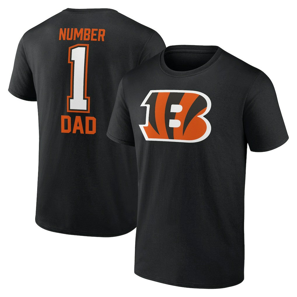 Cincinnati Bengals Father's Day #1 Dad T-Shirt | NFL Discount