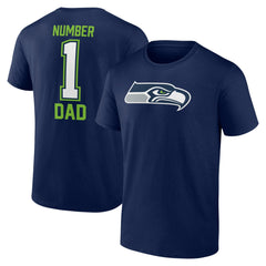 Seattle Seahawks Father's Day #1 Dad T-Shirt | NFL Outlet